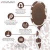 FRAMAR Curly Hair Detangler Brush – Detangler Brush For Curly Hair Cow Print Hairbrush For Curly Hair, Wet Hairbrushes For Woman, Womens Hair Brush For Thick Hair Cute Cow Stuff Brush Hair - Cow Print