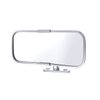United Pacific M1003 Polished Stainless-Steel Cobra Style Interior Rearview Mirror, Chrome Plated Mirror Arms – One Mirror