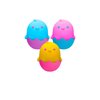 NeeDoh Chicka DeeDoos Stress Squeeze Toys Complete Gift Set Party Bundle - 3 Pack Neon Yellow/Pink/Blue