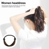 FRCOLOR 6pcs Wig Hair Ties Faux Wig Hair Elastic Rope Ring Ponytail Holders Hair Ropes Hairpiece Hair Accessories for Women Girls