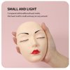 ANNAFRIS Lash Mannequin Head,Eyelash Mannequin Head with Eyelids,Lash Extension Training Practice Head,4 Pairs Removable Eyelids,Skin Color
