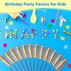 HiUnicorn 50PCS Rainbow Dance Ribbons Party Favors for Kids Circus Carnival Rhythmic Gymnastics Ballerina Birthday Party Streamers Decoration, Kids Ribbon Silks Sticks Wands for Girls
