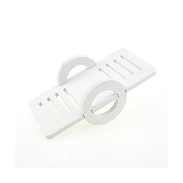 Petall Hamster Seesaw Toys Cage Docoration Cute Funny Playground Gift Play Toys for Small Animals Mise Rat Chinchilla Gerbil (White)