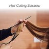 CIICII Hair Cutting Scissors Shears Kit, Professional Hairdressing Scissors Set (Hair Beard Trimming Shaping Grooming Thinning Shears) for Men Women Hairdresser Home Salon Barber Haircut Kit (Black)