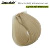 Tape in Hair Extensions Remy Human Hair Platinum Blonde Real Hair 16 inch 20pcs/30grams Seamless Skin Weft Silk Straight Double Sided Tape in Remy Hair (16 inches, 60)
