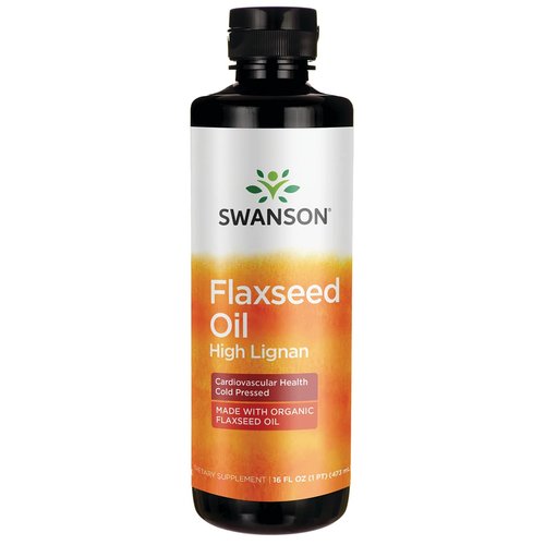 Swanson Flaxseed Oil High Lignan (Omegatru) 16 fl Ounce (473 ml) Liquid
