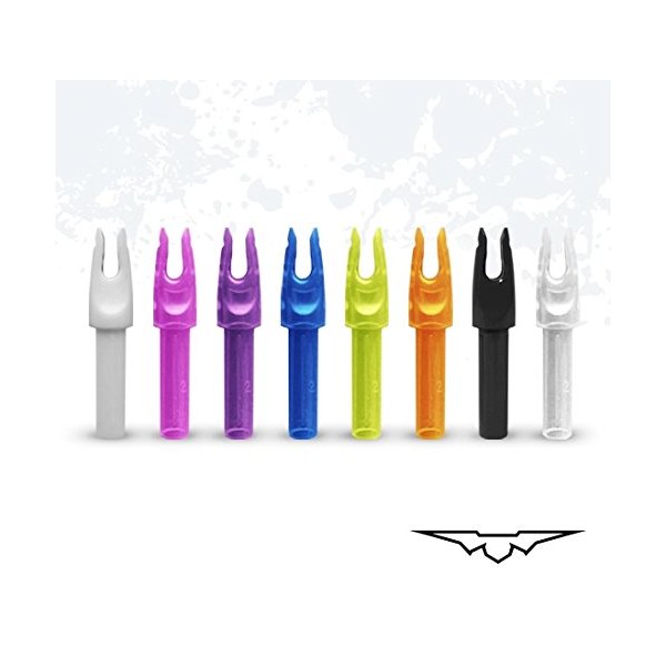 Black Eagle "R Nock - for Renegade, Rampage, and Spartan Carbon Arrows (Fluorescent Orange)
