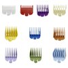 Professional Hair Clipper Guards Cutting Guides Fits for Most Wahl Clippers Trimmers and Babyliss FX870, Color Coded Clipper attachment Replacement 1/16" to 1"(1.5-25mm) 10 Piece Set