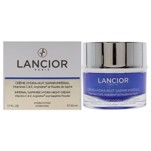 Lancior Imperial Sapphire Hydra Night Cream - Delivers Intense Hydration For Supple Skin - Optimizes Cell Renewal - Promotes Fresher, Healthier Looking Skin - Powerful Active Ingredients - 1.7 Oz
