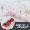 HealthSmart Weekly Pill Organizer 3 Times A day, Medicine Organizer for Morning, Noon, Evening, and Night, Travel Pill Organizer, With Storage Tray, Clear (Pack of 1)