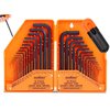 HORUSDY 30-Piece Hex Key Set, Allen Wrench Set Inch/Metric MM(0.7mm-10mm) SAE(0.028"-3/8)