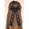 Halloween Hair Bow Clips for Women Halloween BOO Hair Clips Gothic Hair Bows Ribbon Halloween Party Costume Hair Accessories Halloween Party Favors