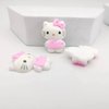 Cute Nail Charms 40 Pcs Cute Cat Nail Charms 3D Kawaii Nail Charms Design for Acrylic Nails Cute Cartoon Flatback Charms Nail Jewelry Nail Art Rhinestones for DIY Craft Phone Case Decoration