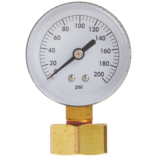 Orbit 91130 3/4" FHT Water Pressure Gauge 200 PSI