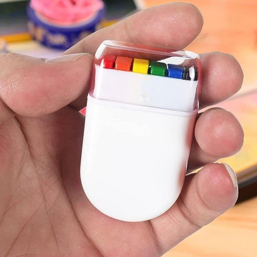 1Pc Rainbow Face Body Paint Pride Flag Color Face Paint Stick Colorful Stripe Fan Stick Body Markers for Marches Events Festival, Cosplay, Halloween Party, Craft Supplies，Body