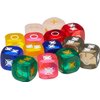 Renegade Game Studios Power Rangers: Heroes of The Grid Ranger Dice Set, 14 Translucent Dice, Ages 14+
