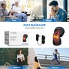 CINCOM Knee Massager with Heat, Air Compression Leg Knee Brace for Arthritis and Circulation Heated Knee Brace Wrap for Injury and Joint Recovery (Single Unit)