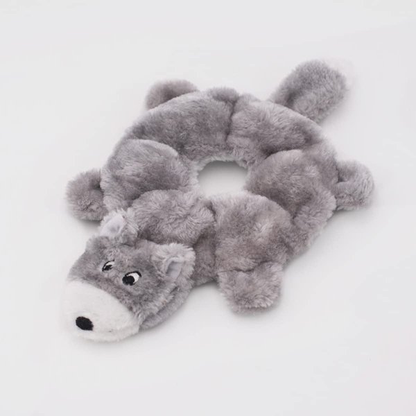 212 Main Loopy Wolf Dog Toy - Medium