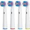 Replacement Toothbrush Heads for Oral-B, 4 Pack Replacement Heads Compatible with Oral B Braun Electric Toothbrush (4 Pack)