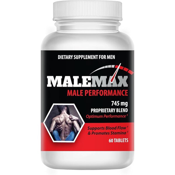 Malemax Perform- Male Supplement- Men Add 1-3 Inches Fast- All Natural, Lab Tested for Purity- No Banned Substances- 60 Tablets