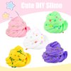 Generic 10 Pack Cloud Slime Kits with Pink Peach and Red Strawberry Charms, Soft Non-Sticky, Scented DIY Toys for Kids, Birthday Gifts, Party Favours for Girls and Boys