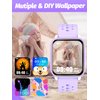 Butele Kids Smart Watch with Sleep Mode, 20 Sports Modes, 5 Games and Pedometer - Fun Birthday Gifts for 4-16 Year Olds (Purple)