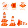 Gadpiparty 50Pcs Miniature Traffic Signs for Kids Mini Traffic Cones Training Road Block Toy Cones for Multipurpose Construction Theme Party Engineering Pretend Play Sports Activity