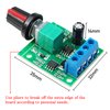 WayinTop 3pcs PWM Low Voltage Motor Speed Controller DC 1.8V 3V 5V 6V 12V 2A 1803BK 1803B Adjustable Driver Switch with Speed Control Knob (Pack of 3)