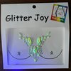 Glow in The Dark Body Gems Stick on,Luminous Crystals Mermaid Body Jewery Glitter Women Makeup for Festival Rave Party Outfit, 2-Pack