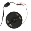 TronicsPros DC 12V-24V 3A LED Strip Dimmer Switch LED Tape Dimmer Controller PWM Inline Rotary Dimmer 5.5mm x 2.1mm DC Jack for SMD 5050 3528 2835 5630 LED Ribbon LED String Light, Black