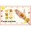 PIBIPAID 240 Cheese Tattoos Temporary Stickers Cheese Party Supplies Decorations Camping Themed Birthday Baby Shower Party Tattoos