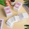 600 PCS Eyelash Glue Wipes Lint Free Nail Wipes, EBANKU Adhesive Wipes for Lash Glue Nail Polish Remover Pads, Glue Nozzle Wipes Non-Woven Fabric Wipes Eyelash Extension Supplies