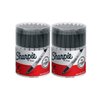 Sharpie Fine Point Permanent Marker, Black (Canister with 36 Pens) (2 Pack (Black))