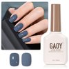 GAOY Blue Gel Nail Polish, 16ml Soak Off Gel Polish, UV Light Cure for Nail Art DIY Manicure at Home, 1271 Blue Borealis