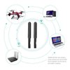 2 x 8dBi 2.4GHz 5GHz 5.8GHz Dual Band WiFi RP-SMA Male Antenna+2 x 35CM U.FL/IPEX to RP SMA Female Pigtail Cable for Mini PCIe Card Wireless Routers PC Repeater Desktop FPV UAV Drone PS4 Build