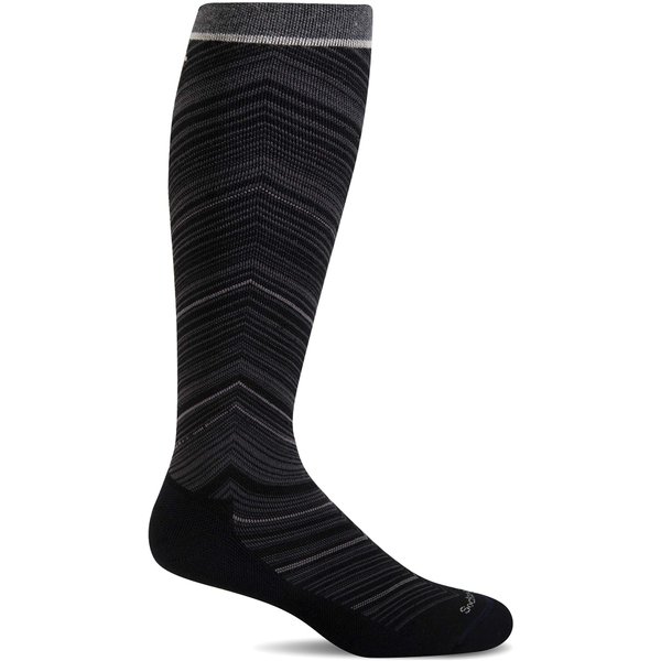Sockwell Women's Full Flattery Moderate Graduated Compression Sock, Black - M/L