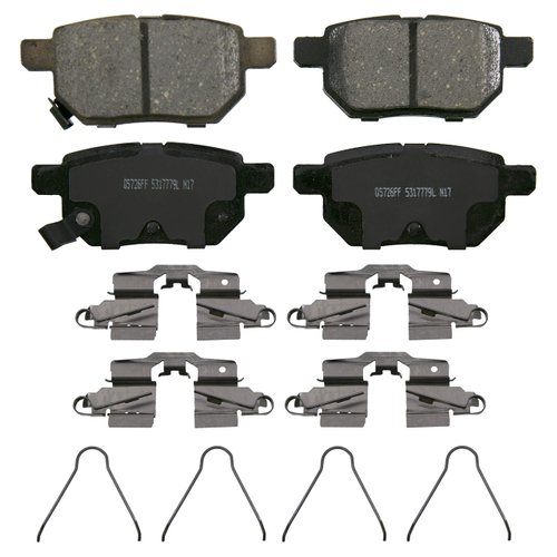 Wagner QuickStop ZD1423 Rear Disc Brake Pad Set for 2017 Toyota Corolla