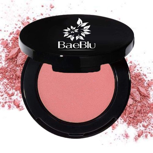 BaeBlu Organic Blush 100% Natural Pressed Mineral Powder, Made in the USA, Petal