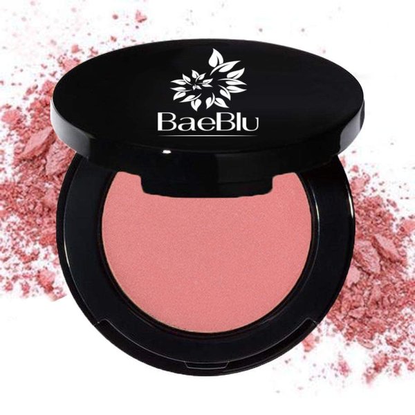 BaeBlu Organic Blush 100% Natural Pressed Mineral Powder, Made in the USA, Petal