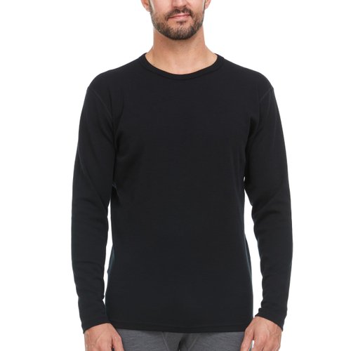 Minus33 100% Merino Wool Base Layer 705 MidWeight Crew Neck Top Black XS