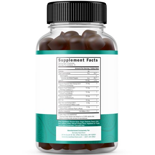 Colon Cleanse Gummies & Detox 15 Day Gut Cleanse (30 Gummies) Intestinal Cleanse & Probiotic for Gentle Laxative & Bowel Relief for Stomach Bloating - Third Party Tested, Vegan, Non-GMO - USA Made