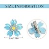 Paderison 12Pcs Small flower Hair Clips for Girls Mini CherryFlower Claw Clips for Thick Thin Hair Sparkling Cute Hair Barrettes for Sweet Girls Hair Accessories for Women Children