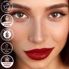 Red Lip Liner and Red Lipstick Matte Long Lasting Kissproof Waterproof Lightweight No Smudge Talc-Free and Paraben-Free Kit