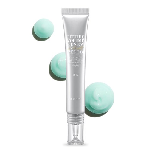 DR.PEPTI Peptide Volume Renew Stellight Eye Cream | Korean Eye Cream for Men & Women | Hyaluronic Acid Eye Cream Korean Skincare | K Beauty Eye Cream | Vitamin C Eye Puffiness Reducer 0.50 oz