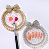 Mcduyant Nail Palette Knot Nail Polish Palette Nail Tray for Nail Art Nail Polish Mixing Palette Nail Art Display Board