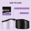 Heat Cap for Deep Conditioning: Hair Steamer for Natural Hair Home Use - Thermal Steam Cap for Black Hair Deep Conditioner with 10-Level Heats Up Quickly, Heating Caps for Hair Treatment - Black