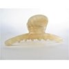 Generic Pearly vanilla cream marbled design hair claw clip for fine, thin hair