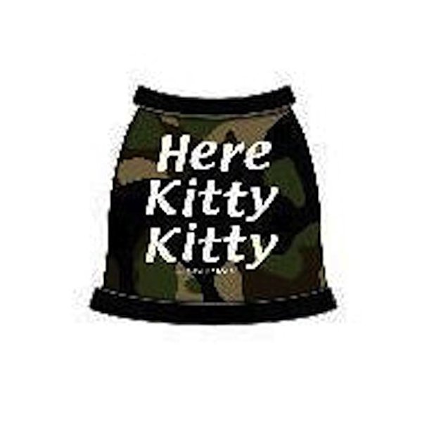 Pet Tease - Dog Shirt - Here Kitty Kitty - Camo - 3XL