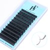 DF touchjoy Lash Extension Volume Eyelashes Extensions 0.12 C 15-20mm Lash Tray Individual lash Extensions Classic Lash Extensions Soft Matte Black Single Lashes for Professional Salon Use