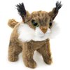 Folkmanis Mini Bobcat Finger Puppet, Brown, White, 1 EA